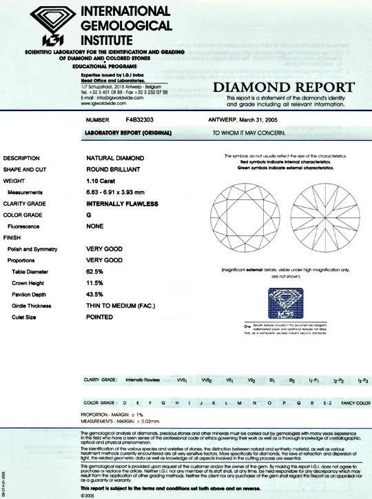 Foto 9 - Diamant Einkaräter Top Wesselton Lupenrein IGI, D5096