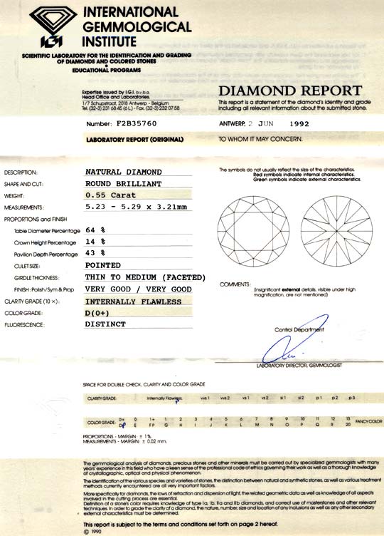 Foto 9 - Der Beste Diamant, IGI, 0,55ct Lupenrein River D, D5706