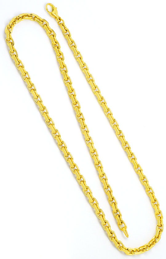 Foto 2 - Set Kette und Armband Anker Muster massiv 14K Gelb Gold, K2402
